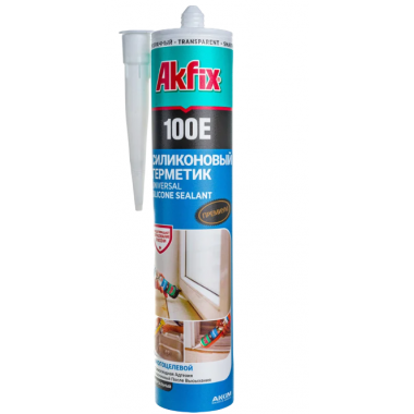 Силикон универсальный прозрачный 280 мл Akfix 100E